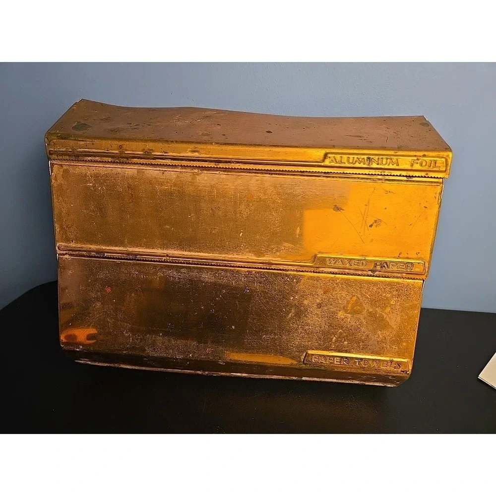 1950s‎ Lincoln Beautyware CU Dispenser For Waxed Paper Towel Aluminum Foil Wrap